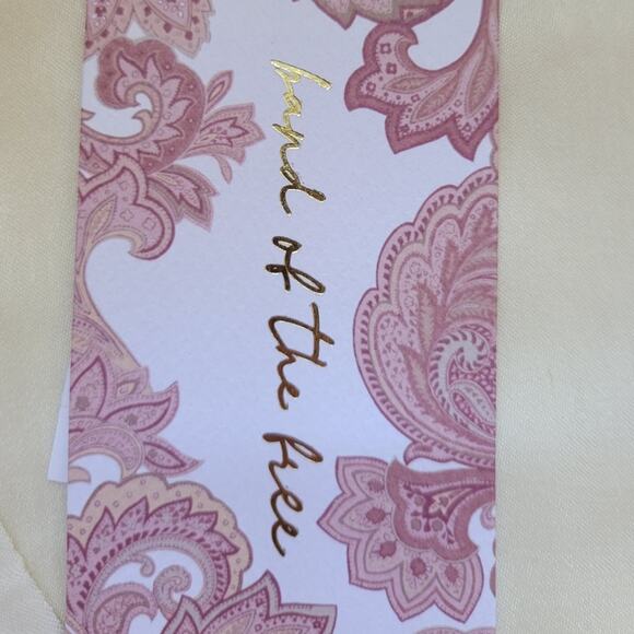 NWT Band of the Free Ivory V-Neck Blouse Long Balloon Sleeve Career Church - M - Picture 6 of 10